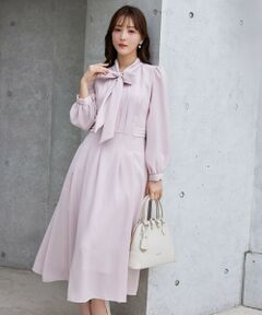 TOCCA / トッカ ロング・マキシ丈ワンピース | 【洗える・消臭】PROMISE RIBBON ROSETTE ドレス