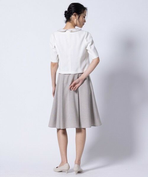 TOCCA / トッカ ノーカラージャケット | 【洗える・消臭】BRIGHT LUMINOUS 半袖ジャケット | 詳細4