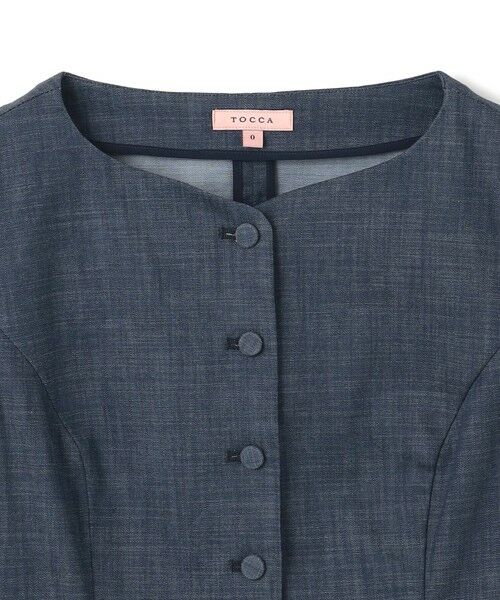 TOCCA / トッカ ノーカラージャケット | 【洗える・消臭】NIGHT OCEAN ジャケット | 詳細11