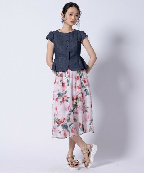 TOCCA / トッカ ノーカラージャケット | 【洗える・消臭】NIGHT OCEAN ジャケット | 詳細4