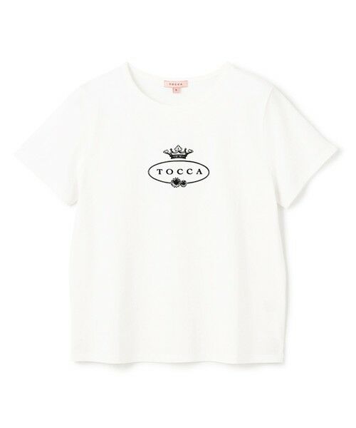 TOCCA / トッカ カットソー | HALLMARK FLOCKY LOGO TEE Tシャツ | 詳細11