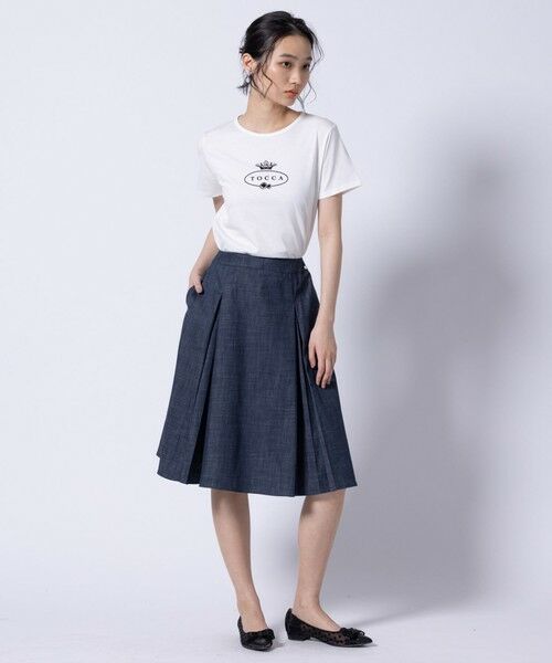 TOCCA / トッカ カットソー | HALLMARK FLOCKY LOGO TEE Tシャツ | 詳細3