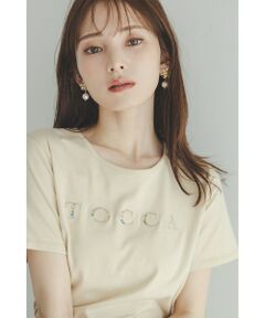 TOCCA / トッカ カットソー | TEXT LOGO TEE Tシャツ