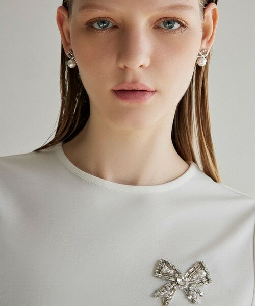 TOCCA / トッカ カットソー | 【美人百花掲載】BOW BIJOUX Tシャツ | 詳細1