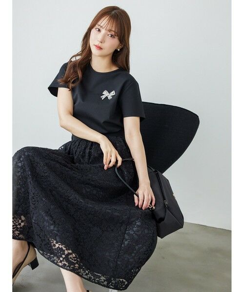 TOCCA / トッカ カットソー | 【美人百花掲載】BOW BIJOUX Tシャツ | 詳細8