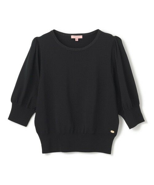 TOCCA/トッカ 【接触冷感・洗える】BALOON ニットプルオーバー ブラック系 S TOCCA/トッカ 【接触冷感・洗える】BALOON ニットプルオーバー ブラック系 S