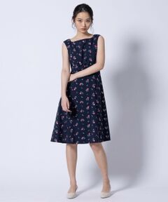 TOCCA / トッカ ロング・マキシ丈ワンピース | 【00サイズあり・吸水速乾・洗える・消臭】BUD OF ROSA ドレス