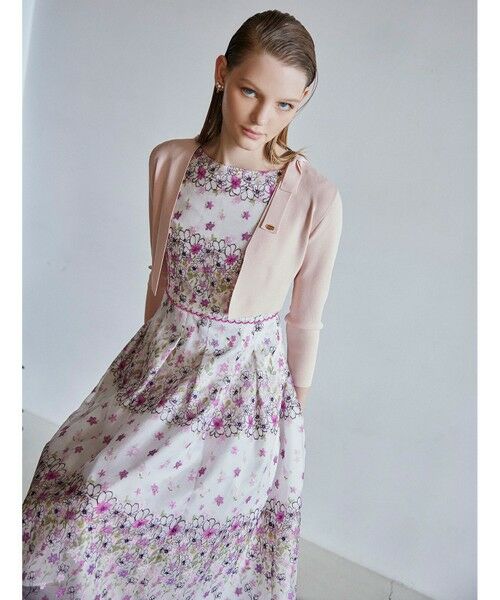 TOCCA/トッカ 【洗える・消臭】SPRING GARLAND ドレス ピンク系7 6 TOCCA/トッカ 【洗える・消臭】SPRING GARLAND ドレス ピンク系7 6