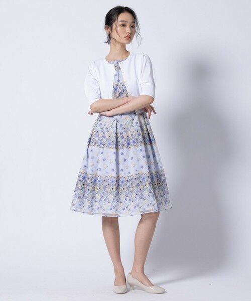 TOCCA / トッカ ロング・マキシ丈ワンピース | 【洗える・消臭】SPRING GARLAND ドレス | 詳細19