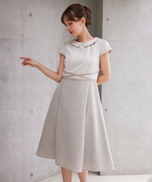 TOCCA/トッカ 【洗える】BRIGHT LUMINOUS ドレス ベージュ系 6 TOCCA/トッカ 【洗える】BRIGHT LUMINOUS ドレス ベージュ系 6