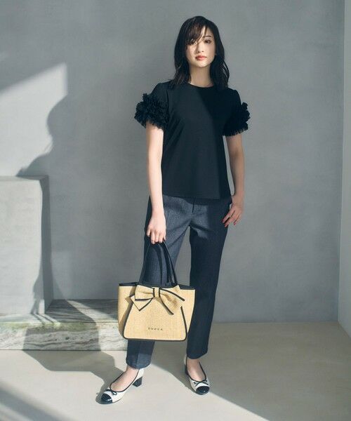TOCCA/トッカ 【洗える】SCALLOP DENIM パンツ デニム風 2 TOCCA/トッカ 【洗える】SCALLOP DENIM パンツ デニム風 2