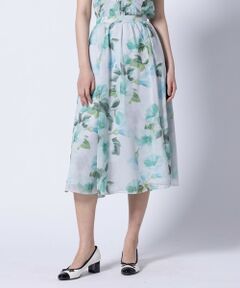 TOCCA / トッカ ミニ・ひざ丈スカート | 【洗える・消臭】FULL BLOOM PEONY SKIRT スカート