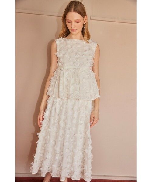 TOCCA / トッカ ミニ・ひざ丈スカート | 【洗える・消臭】SLEEPING PETALS スカート | 詳細3