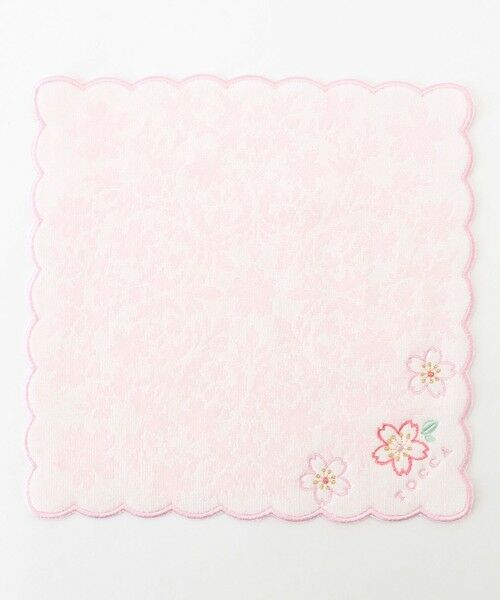 TOCCA/トッカ SPRING FLOWER HANDKERCHIEF ハンカチ ホワイト系 F TOCCA/トッカ SPRING FLOWER HANDKERCHIEF ハンカチ ホワイト系 F