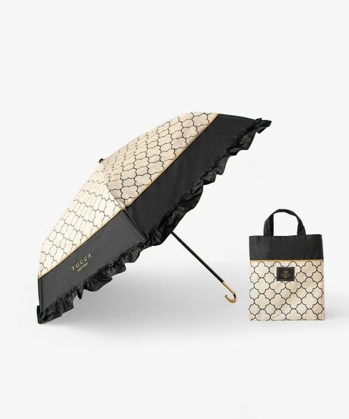 TOCCA / トッカ 傘 | 【晴雨兼用・UVカット100%生地】TOCCA CLOVER UMBRELLA 折り畳み傘 収納バッグ付き | 詳細1