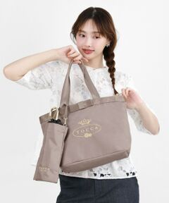 TOCCA / トッカ トートバッグ | 【A4サイズ対応・撥水・サスティナブル素材】LOGO RAIN 2SET BAG バッグ