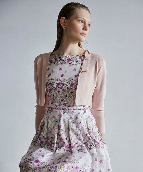 TOCCA/トッカ 【洗える】BOW KNOT KNIT ボレロ ピンク系 M TOCCA/トッカ 【洗える】BOW KNOT KNIT ボレロ ピンク系 M