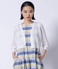 TOCCA / トッカ カーディガン・ボレロ | 【美人百花掲載】SHEER BUBBLE KNIT ニットカーディガン