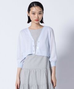 TOCCA / トッカ カーディガン・ボレロ | 【美人百花掲載】SHEER BUBBLE KNIT ニットカーディガン