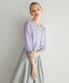 TOCCA / トッカ カーディガン・ボレロ | 【美人百花掲載】SHEER BUBBLE KNIT ニットカーディガン