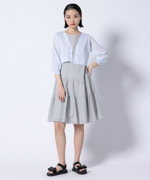 TOCCA / トッカ カーディガン・ボレロ | 【美人百花掲載】SHEER BUBBLE KNIT ニットカーディガン | 詳細5