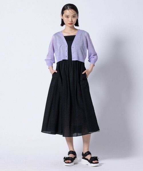 TOCCA / トッカ カーディガン・ボレロ | 【美人百花掲載】SHEER BUBBLE KNIT ニットカーディガン | 詳細14