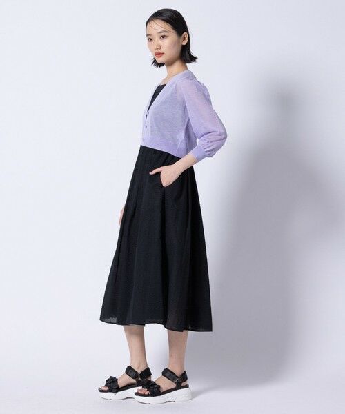 TOCCA / トッカ カーディガン・ボレロ | 【美人百花掲載】SHEER BUBBLE KNIT ニットカーディガン | 詳細15