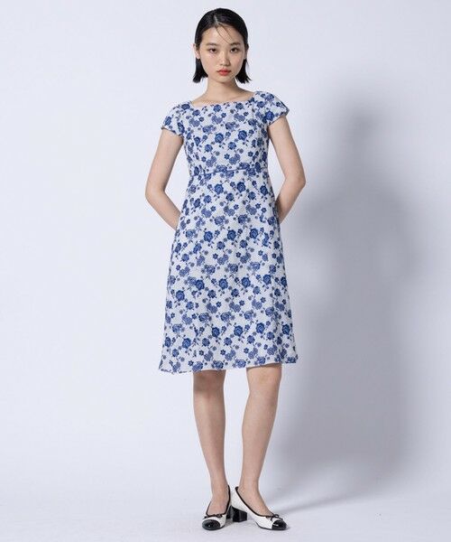 TOCCA / トッカ ロング・マキシ丈ワンピース | 【消臭】BLUE RHAPSODY ドレス | 詳細13