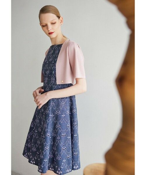 TOCCA / トッカ ロング・マキシ丈ワンピース | 【洗える】PEACOCK TAIL LACE ドレス | 詳細1