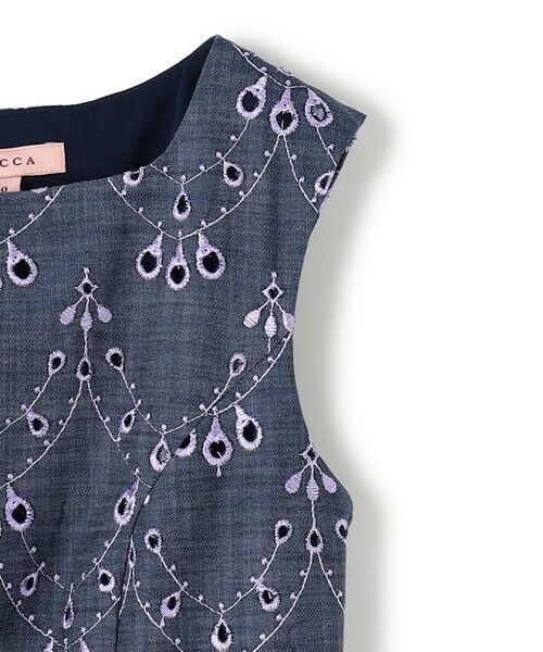 TOCCA / トッカ ロング・マキシ丈ワンピース | 【洗える】PEACOCK TAIL LACE ドレス | 詳細5