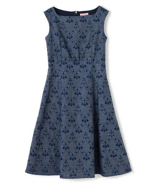 TOCCA / トッカ ロング・マキシ丈ワンピース | 【洗える】PEACOCK TAIL LACE ドレス | 詳細18