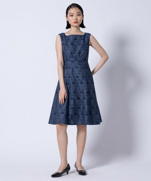 TOCCA / トッカ ロング・マキシ丈ワンピース | 【洗える】PEACOCK TAIL LACE ドレス | 詳細10