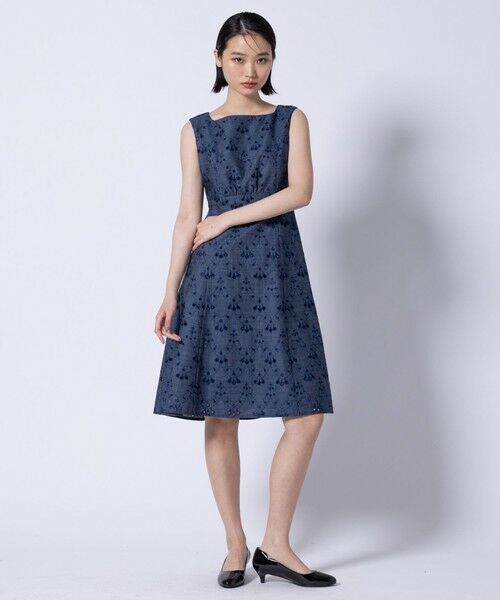 TOCCA / トッカ ロング・マキシ丈ワンピース | 【洗える】PEACOCK TAIL LACE ドレス | 詳細11