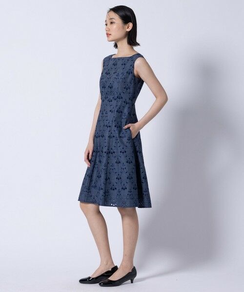 TOCCA / トッカ ロング・マキシ丈ワンピース | 【洗える】PEACOCK TAIL LACE ドレス | 詳細12