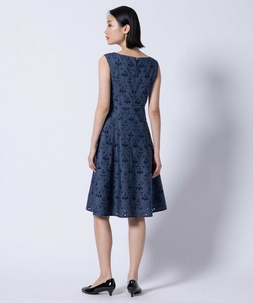 TOCCA / トッカ ロング・マキシ丈ワンピース | 【洗える】PEACOCK TAIL LACE ドレス | 詳細13