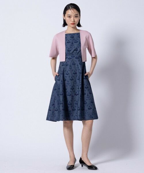 TOCCA / トッカ ロング・マキシ丈ワンピース | 【洗える】PEACOCK TAIL LACE ドレス | 詳細15