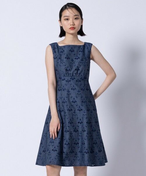 TOCCA/トッカ 【洗える】PEACOCK TAIL LACE ドレス ネイビー系7 4 TOCCA/トッカ 【洗える】PEACOCK TAIL LACE ドレス ネイビー系7 4