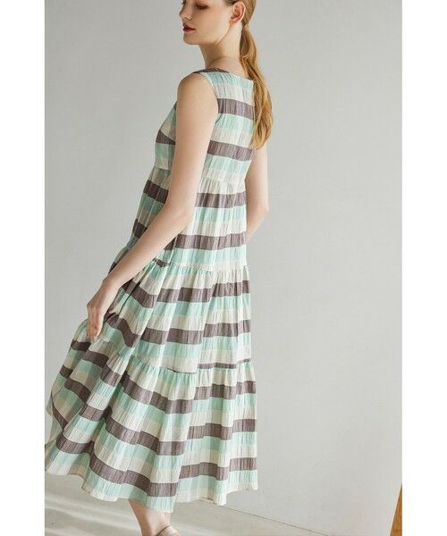 TOCCA / トッカ ロング・マキシ丈ワンピース | 【美人百花掲載】【消臭】OPTICAL CUBE DRESS ドレス | 詳細1