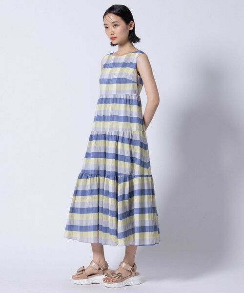 美人百花掲載】【洗える・消臭】OPTICAL CUBE DRESS ドレス