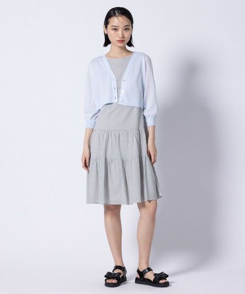 TOCCA / トッカ ロング・マキシ丈ワンピース | 【00サイズあり・洗える・速乾・消臭】WAVES ティアードドレス | 詳細7