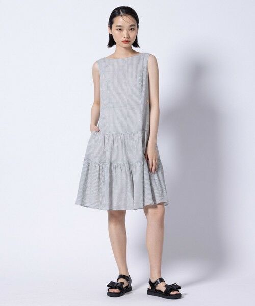 TOCCA / トッカ ロング・マキシ丈ワンピース | 【00サイズあり・洗える・速乾・消臭】WAVES ティアードドレス | 詳細1