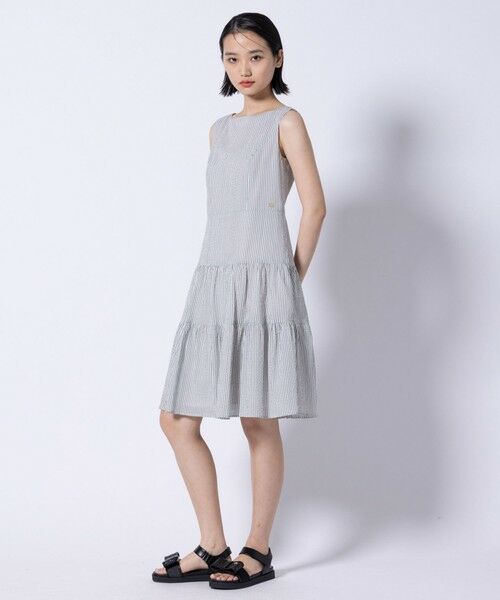 TOCCA / トッカ ロング・マキシ丈ワンピース | 【00サイズあり・洗える・速乾・消臭】WAVES ティアードドレス | 詳細3