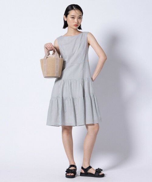 TOCCA / トッカ ロング・マキシ丈ワンピース | 【00サイズあり・洗える・速乾・消臭】WAVES ティアードドレス | 詳細6