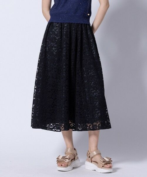TOCCA / トッカ ミニ・ひざ丈スカート | 【洗える・消臭】LACE A LA CARTE スカート | 詳細4