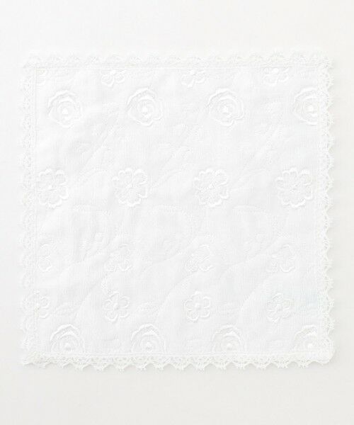 TOCCA/トッカ ROMANCE LACE MINITOWELCHIEF タオルハンカチ ホワイト系 F TOCCA/トッカ ROMANCE LACE MINITOWELCHIEF タオルハンカチ ホワイト系 F
