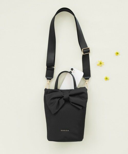 TOCCA / トッカ その他小物 | 【泉里香さん着用】RIBBON KNOT NYLON MULTI BAG ナイロンマルチバッグ | 詳細4