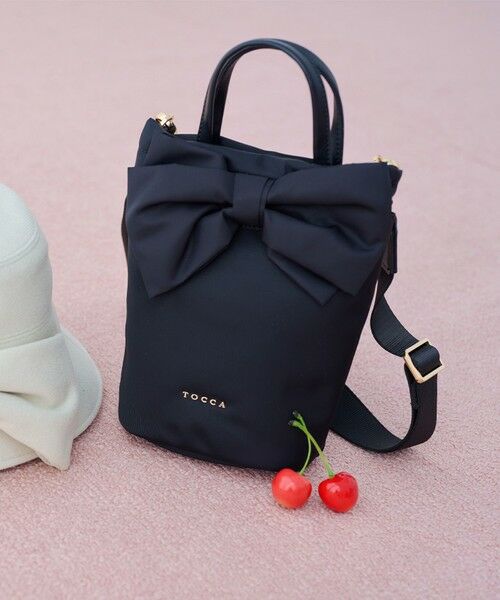 TOCCA / トッカ その他小物 | 【泉里香さん着用】RIBBON KNOT NYLON MULTI BAG ナイロンマルチバッグ | 詳細3