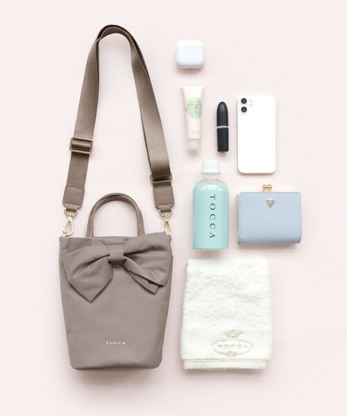 TOCCA / トッカ その他小物 | 【泉里香さん着用】RIBBON KNOT NYLON MULTI BAG ナイロンマルチバッグ | 詳細8