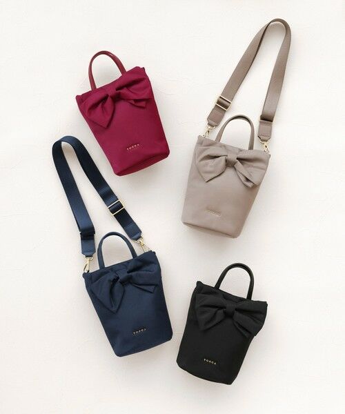 TOCCA / トッカ その他小物 | 【泉里香さん着用】RIBBON KNOT NYLON MULTI BAG ナイロンマルチバッグ | 詳細10