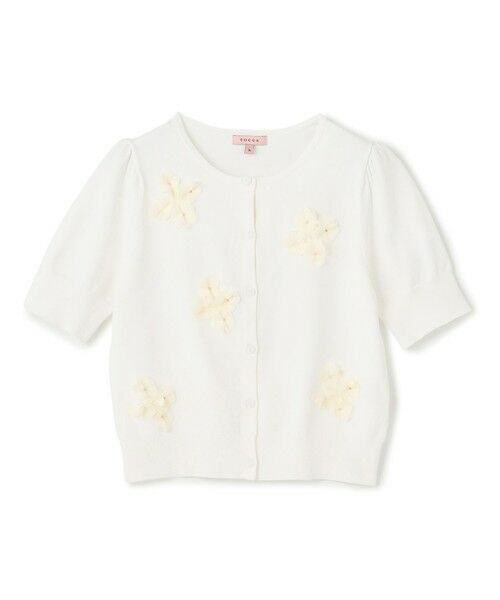 TOCCA / トッカ カーディガン・ボレロ | FLOWER POP 半袖カーディガン | 詳細4